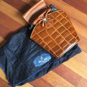 VINTAGE ROBERTO RICCI FRENZE LEATHER BAG